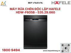 Máy rửa chén bát HAFELE HDW-F605B (535.29.660) - Rửa sạch, Sấy khô